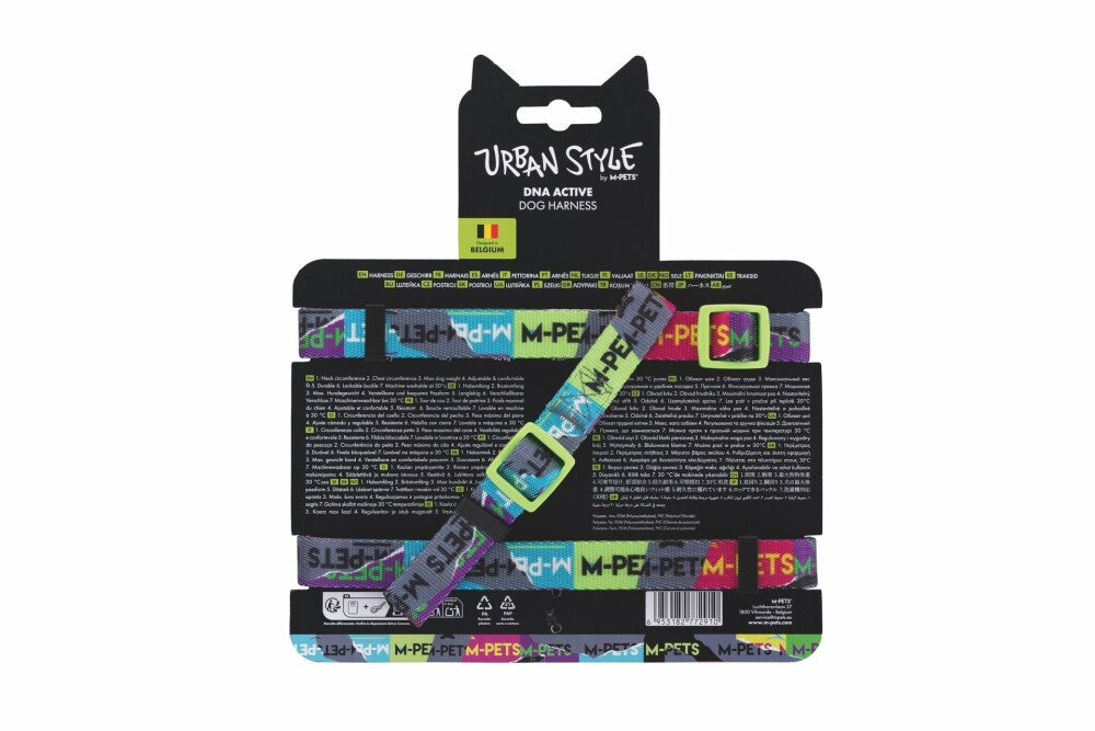 M-pets Urban Style Dna Active Köpek Göğüs Tasması 49-83 CM  | SRC: Barcode: 6953182772927