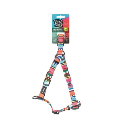 M-pets Urban Style Jazz Stripes Köpek Göğüs Tasması M  | SRC: Barcode: 6953182712480