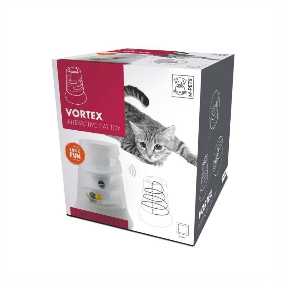 M-pets Vortex Elektronik Kedi Oyuncağı BEYAZ  | SRC: Barcode: 6953182730378