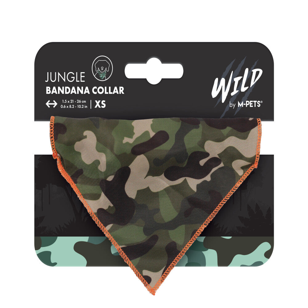 M-pets Wild Jungle Bandanalı Köpek Tasması XS  | SRC: Barcode: 6953182749684