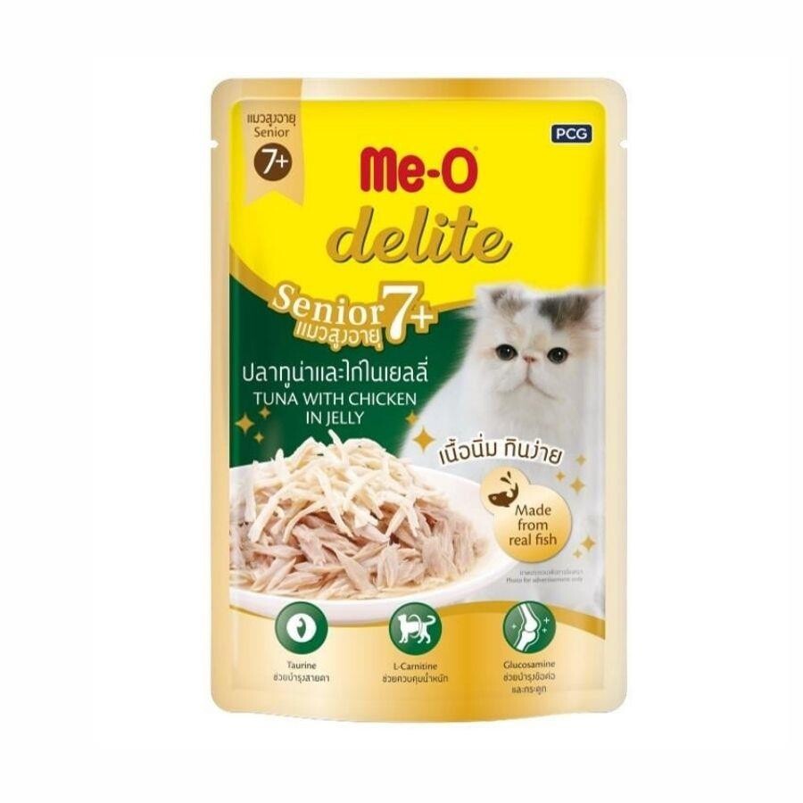 Me-o Delite Pouch Ton Balıklı Yaşlı Kedi Konservesi 70 GR  | SRC: Barcode: 8850477005938