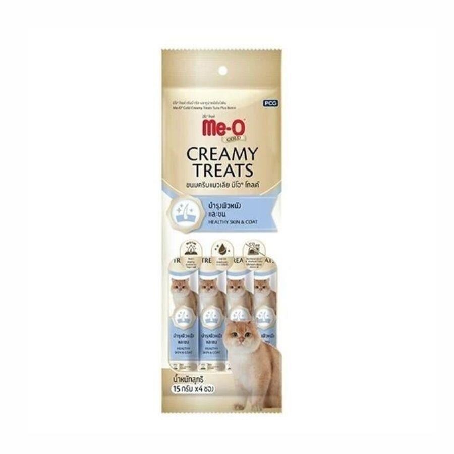 Me-o Gold Creamy Ton Balıklı Ve Biotinli Yetişkin Kedi Ödülü 4X15 GR  | SRC: Barcode: 8850477006881