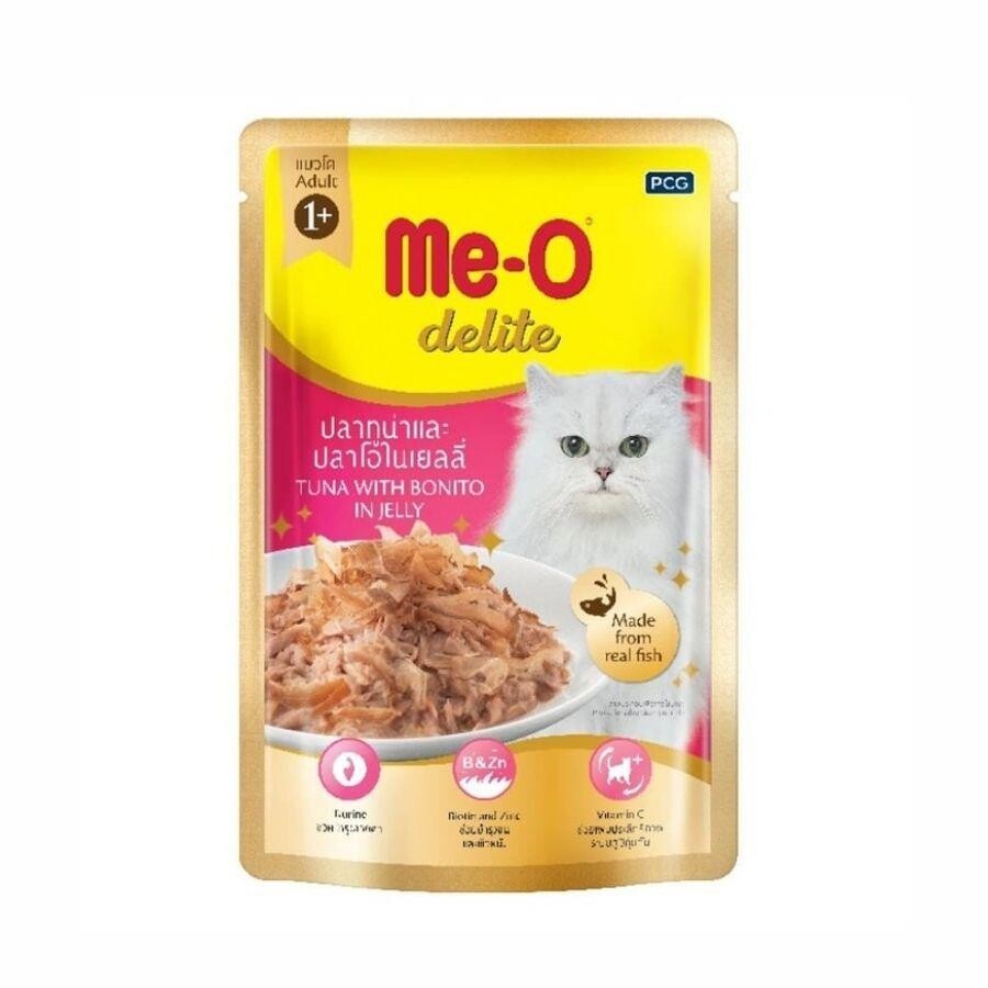 Me-o Pouch Delite Palamut Ve Ton Balıklı Yetişkin Kedi Konservesi 70 GR  | SRC: Barcode: 8850477018051