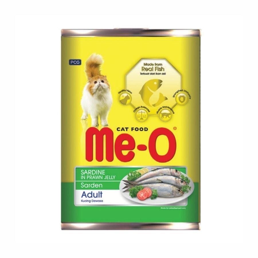 Me-o Sardalya Ve Karides Soslu Yetişkin Kedi Konservesi 400 GR  | SRC: Barcode: 8850477002104