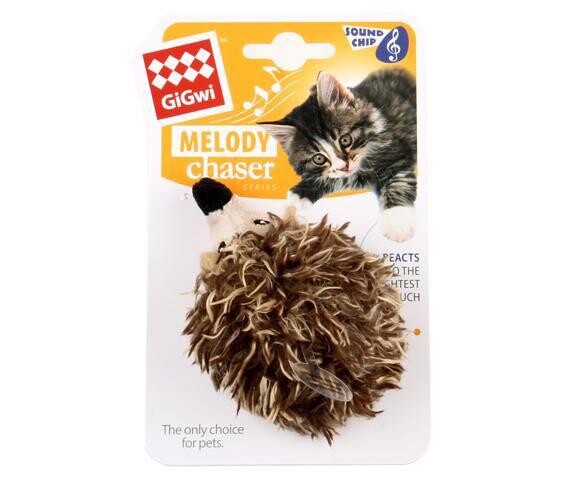 Melody Chaser Sesli Peluş Kirpi Kedi Oyuncağı 8.5 CM  | SRC: Barcode: 846295070195