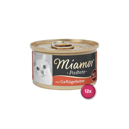 Miamor Pastete Ciğerli Konserve Yetişkin Kedi Maması 85 GR 12 ADET  | SRC: Barcode: 0000042017110-12