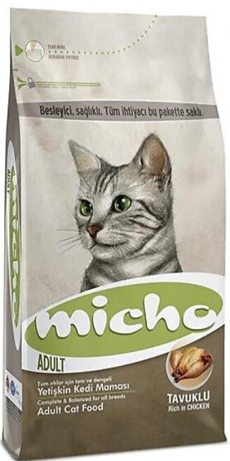 Micho Tavuklu Hamsili Yetişkin Kedi Maması 1.5 KG  | SRC: Barcode: 8694686406427