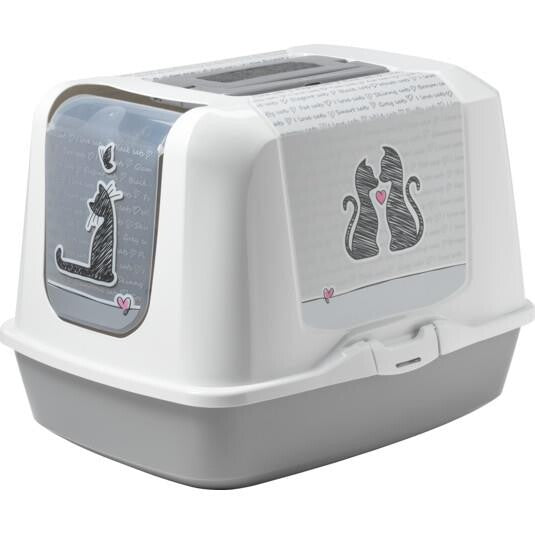 Moderna Trendy Love Cat Kapalı Kedi Tuvaleti 43.8 CM  | SRC: Barcode: 5412087010738