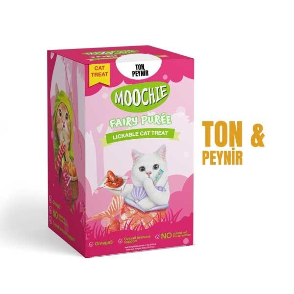 Moochie Creamy Peynirli Ve Ton Balıklı Sıvı Krema Kedi Ödülü 30 X 15 GR  | SRC: Barcode: 8859710206934