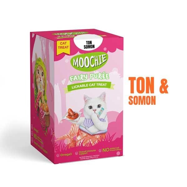 Moochie Creamy Ton Balıklı Ve Somonlu Sıvı Krema Kedi Ödülü 30X15 GR  | SRC: Barcode: 8859710206927