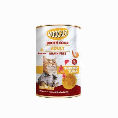 Moochie Ton Balıklı Ve Karidesli Kedi Çorbası 135 ML  | SRC: Barcode: 8859710205647