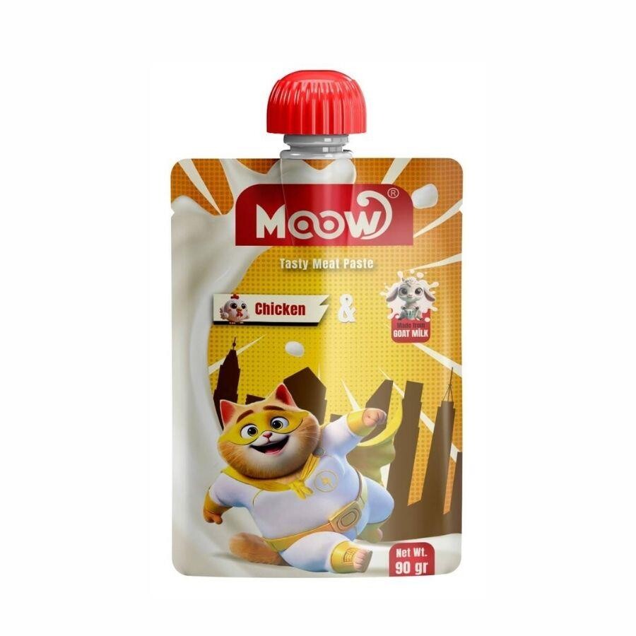 Moow Taze Tavuklu Ve Keçi Sütlü Yavru Kedi Et Ezmesi 90 GR  | SRC: Barcode: 8684862800262