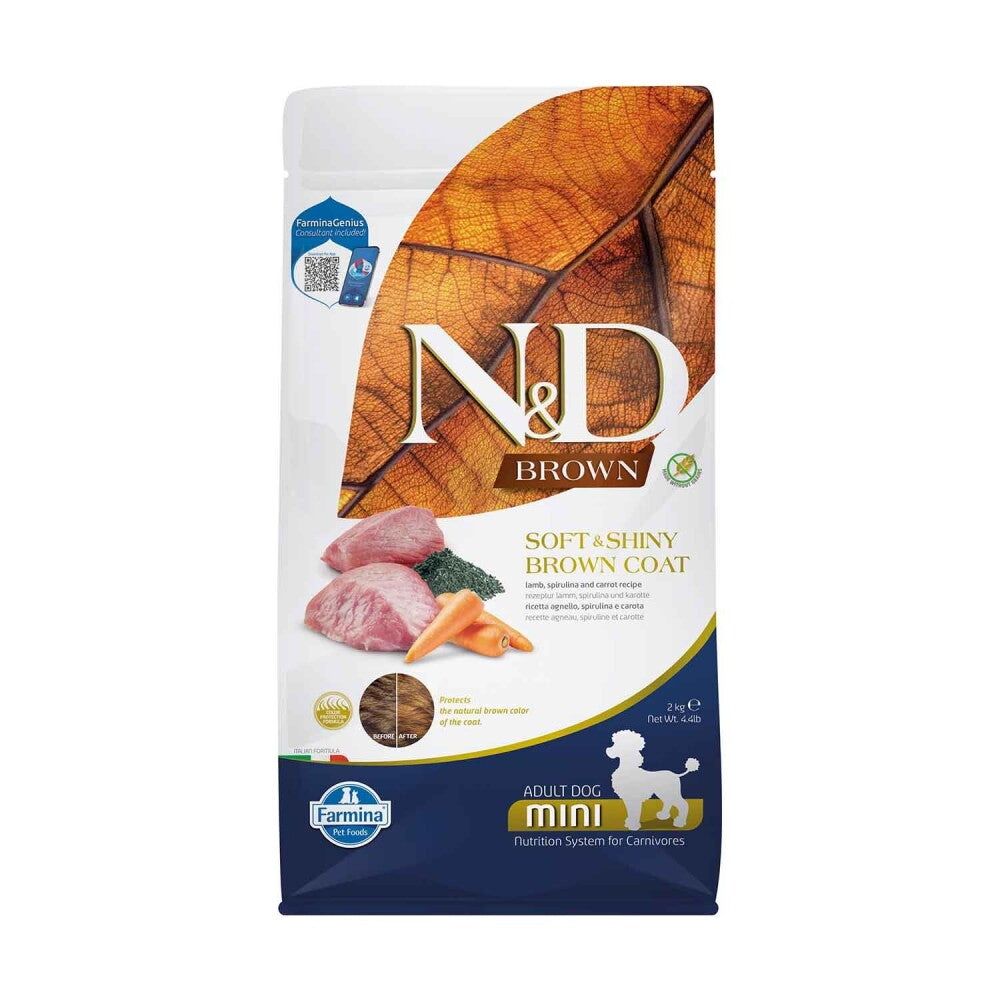 N&d Brown Kuzu. Patates. Havuç Ve Spirulinalı Küçük Irk Yetişkin Köpek Maması 2 KG  | SRC: Barcode: 8010276041029