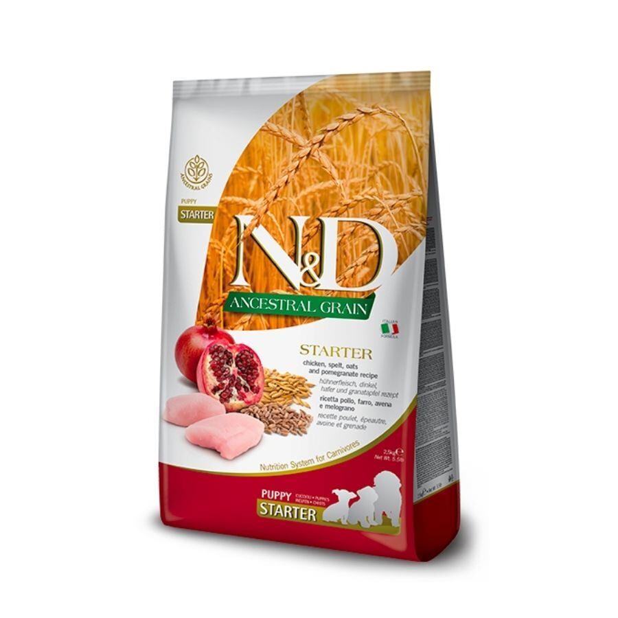 N&d Düşük Tahıllı Tavuklu Narlı Starter Anne Ve Yavru Köpek Maması 2.5 KG  | SRC: Barcode: 8010276035011