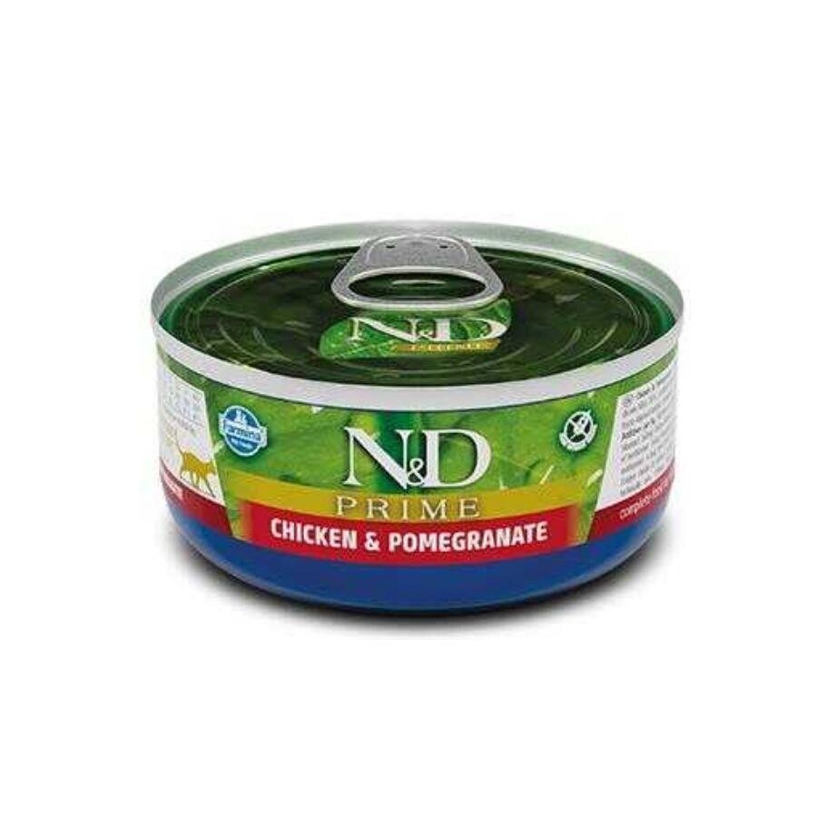 N&d Prime Tahılsız Tavuk Ve Narlı Yetişkin Kedi Konservesi 70 GR  | SRC: Barcode: 8606014102055