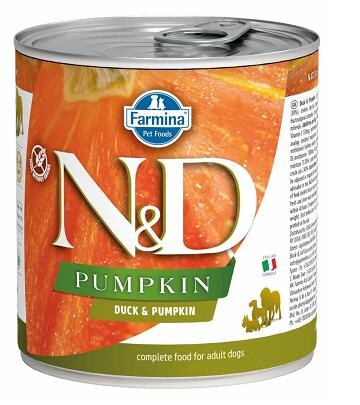 N&d Pumpkin Balkabaklı Tahılsız Ördekli Yetişkin Köpek Konservesi 285 GR  | SRC: Barcode: 8606014102574