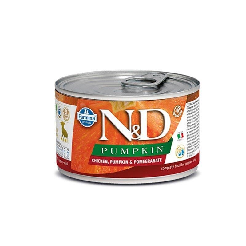 N&d Pumpkin Tavuklu Starter Puppy Mini Yavru Köpek Konservesi 140 GR  | SRC: Barcode: 8606014105759