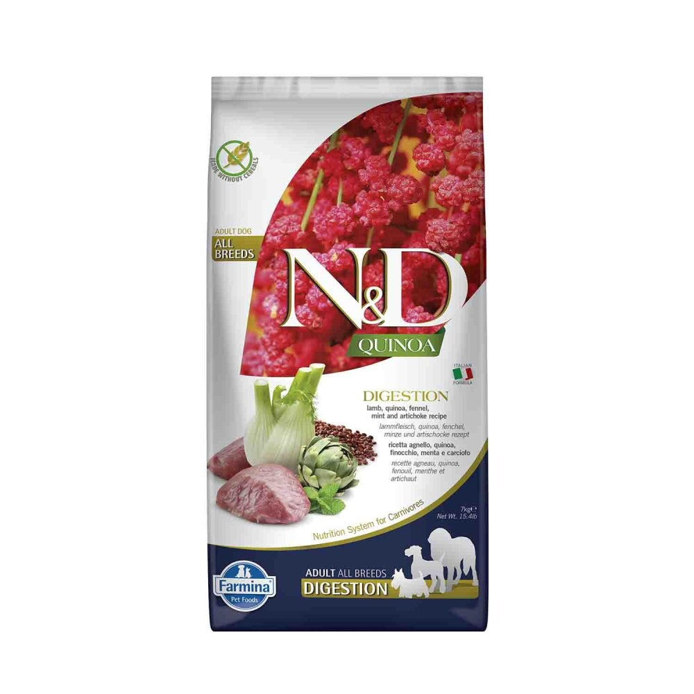 N&d Quinoa Digestion Kuzu Etli Yetişkin Köpek Maması 7 KG  | SRC: Barcode: 8010276041920