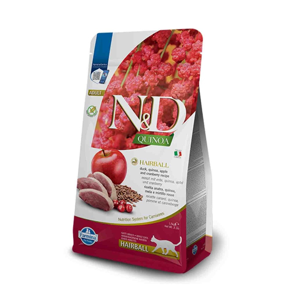 N&d Quinoa Tahılsız Tüy Yumağı Önleyici Yetişkin Kedi Maması 1.5KG  | SRC: Barcode: 8010276041562