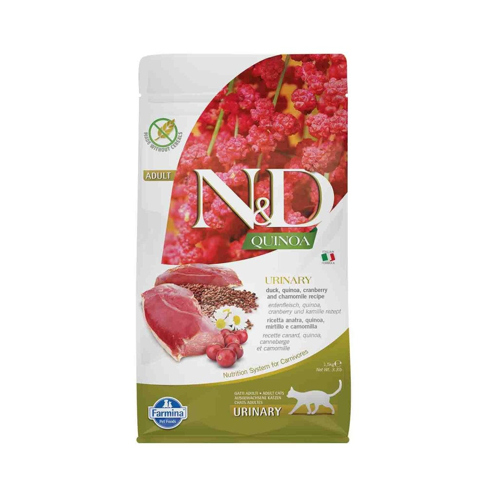 N&d Quinoa Tahılsız Urinary Sistem Ördekli Yetişkin Kedi Maması 1.5 KG  | SRC: Barcode: 8010276035820