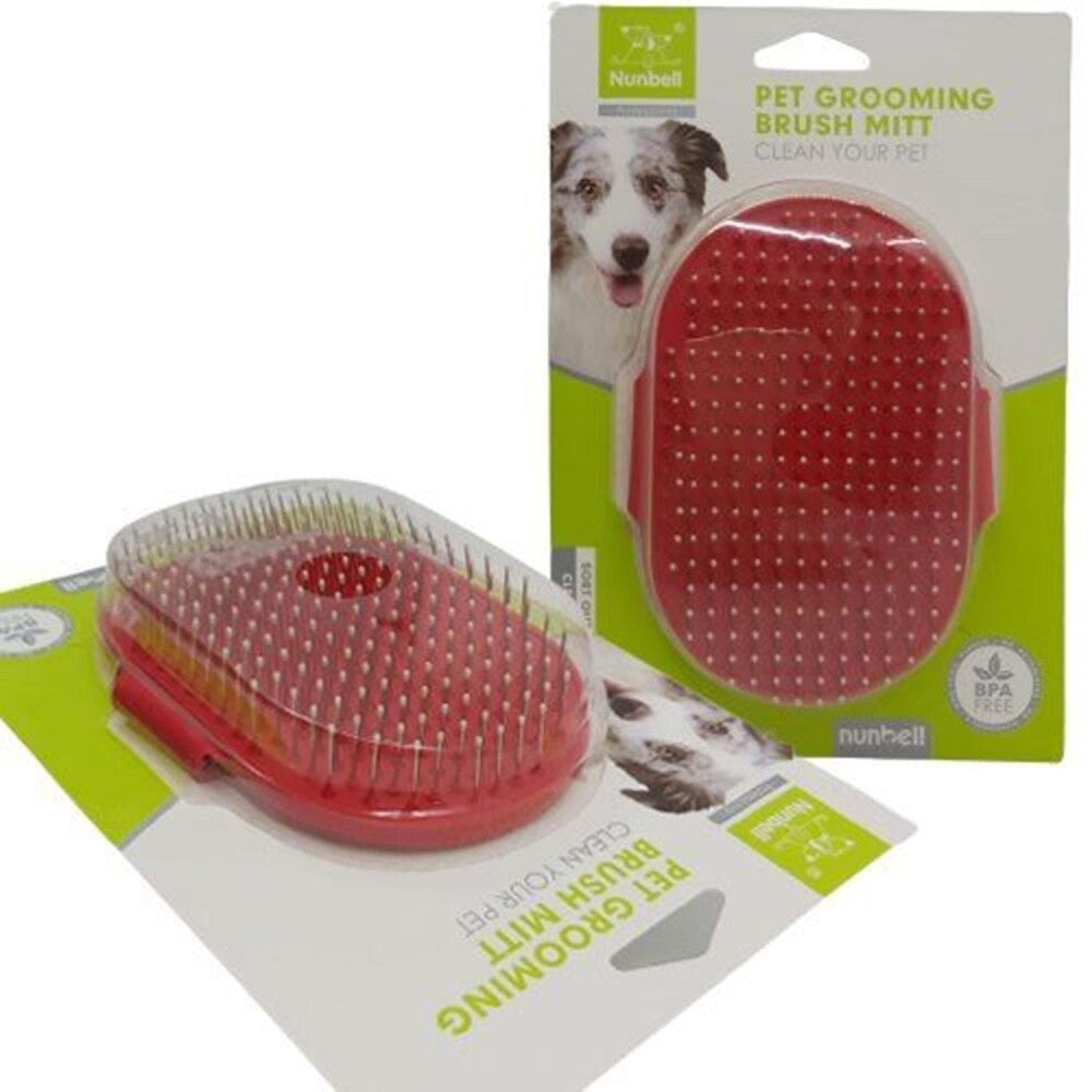 Nunbell Köpekler İçin Tüy Alıcı Masaj Ve Yıkama Fırçası 14 CM  | SRC: Barcode: 0692705604033