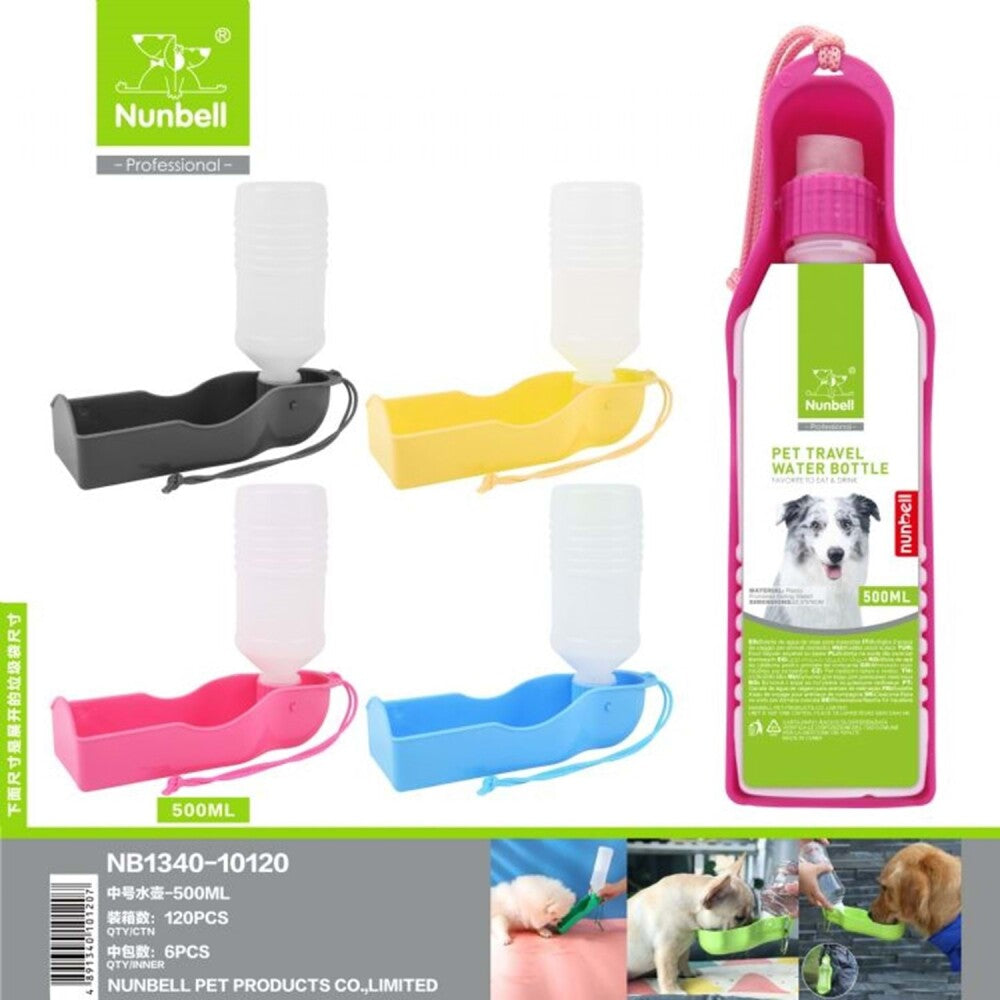 Nunbell Mataralı Köpekler İçin Seyahat Suluğu 500 ML  | SRC: Barcode: 6927040081490