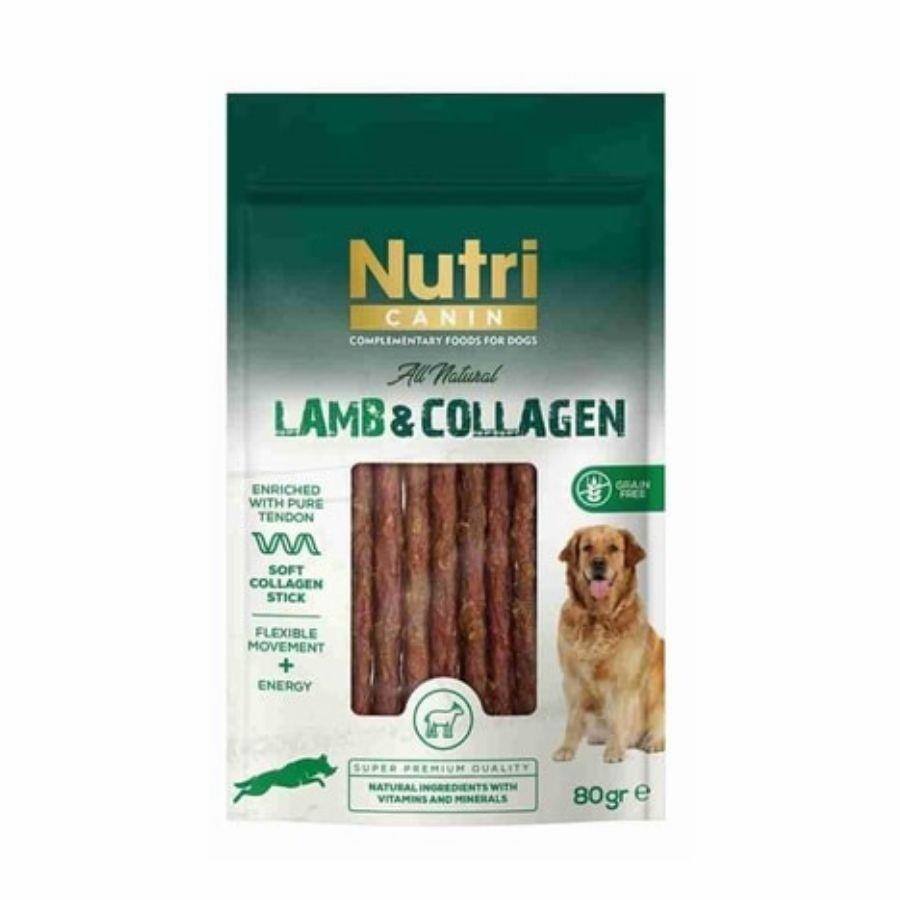 Nutri Canin Collagen Kuzu Etli Yumuşak Çubuk Köpek Ödülü 80 GR  | SRC: Barcode: 8699310421005