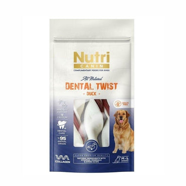 Nutri Canin Dental Twist Ördekli Diş Sağlığı Köpek Ödülü 120 GR  | SRC: Barcode: 8699310420626