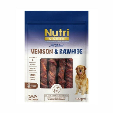 Nutri Canin Rawhide Geyik Etli Sargılı Kemik Köpek Ödülü 120 GR  | SRC: Barcode: 8699310420732
