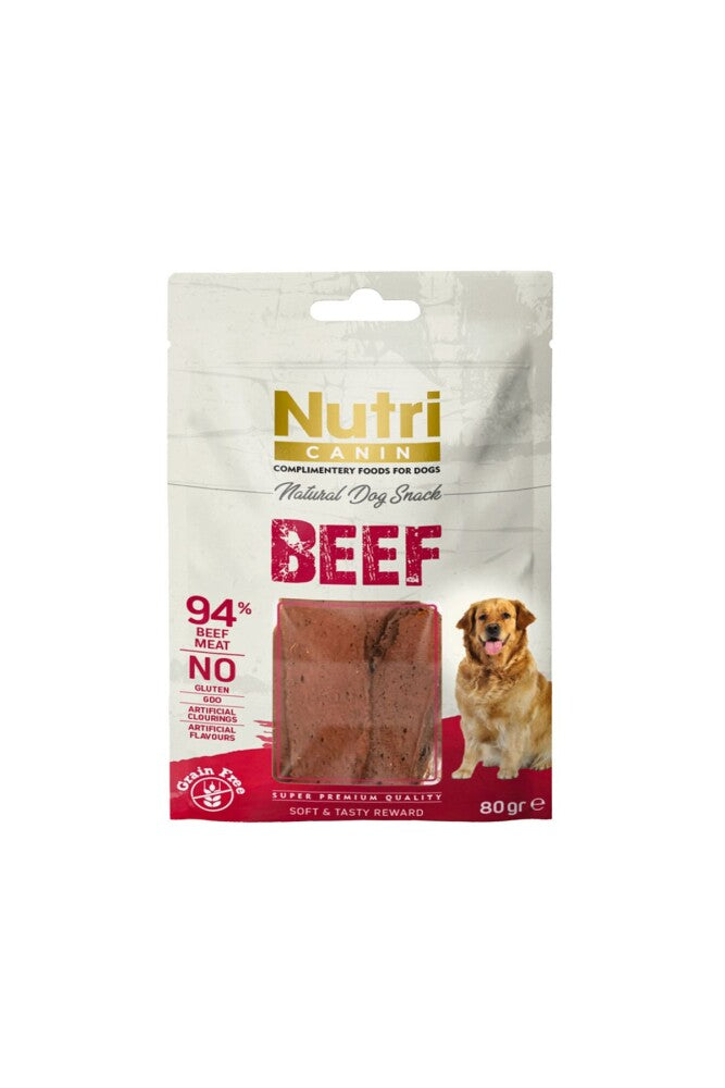 Nutri Canin Sığır Etli Tahılsız Köpek Ödülü 80 GR  | SRC: Barcode: 8699310420329