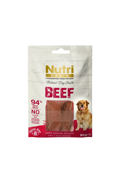 Nutri Canin Sığır Etli Tahılsız Köpek Ödülü 80 GR  | SRC: Barcode: 8699310420329
