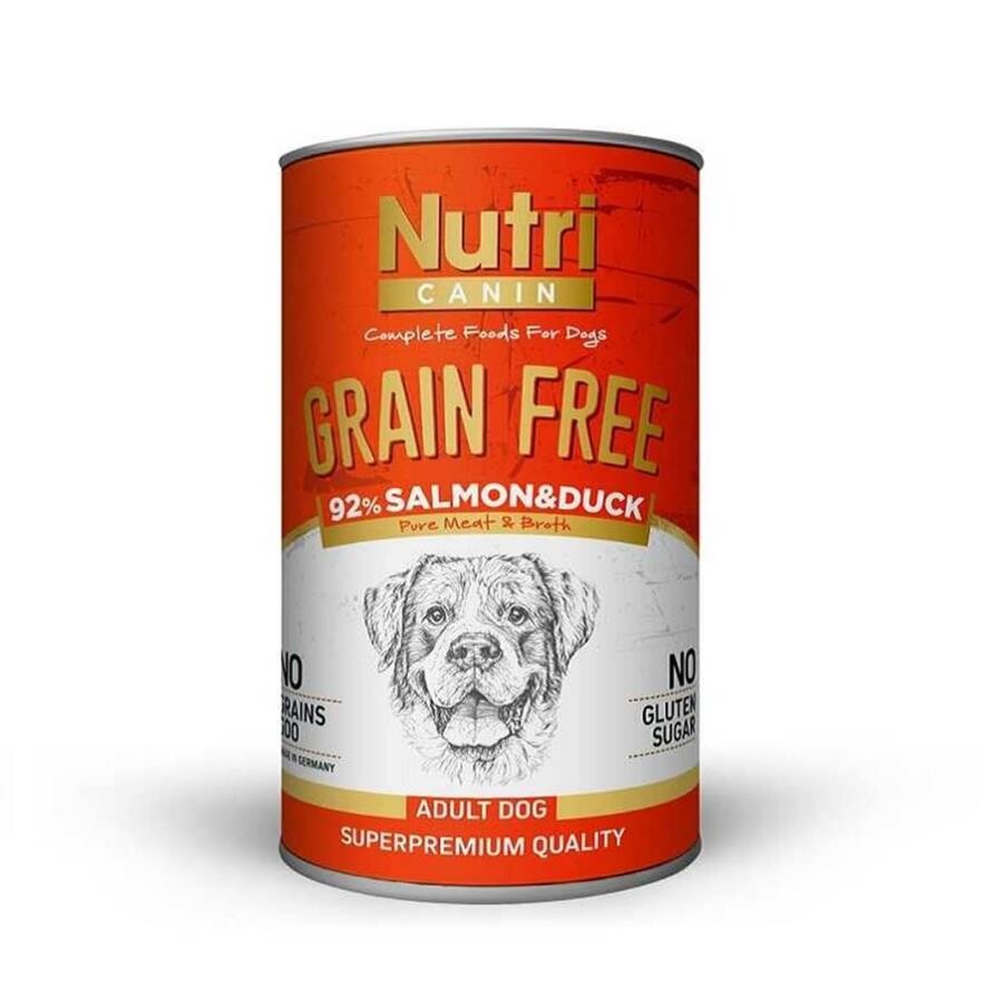 Nutri Canine Tahılsız Somonlu Ördekli Köpek Konservesi 400 GR  | SRC: Barcode: 8699310420169