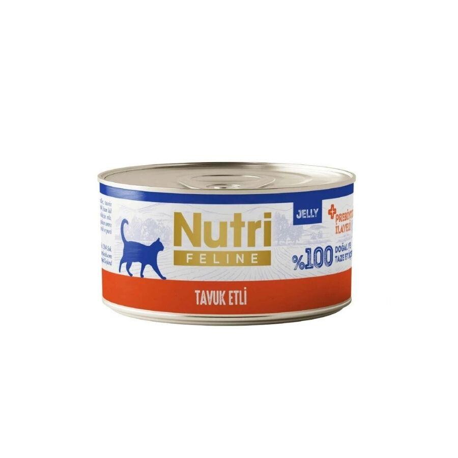 Nutri Feline Jelly Tavuk Etli Tahılsız Yetişkin Kedi Konservesi 70 GR  | SRC: Barcode: 8699310420886