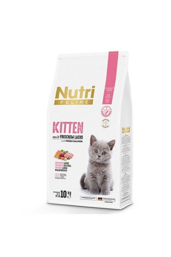 Nutri Feline Kitten Tahılsız Somonlu Yavru Kedi Maması 10 KG  | SRC: Barcode: 8699310420213