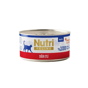 Nutri Feline Sığır Etli Tahılsız Yetişkin Kedi Konservesi 70 GR  | SRC: Barcode: 8699310420831