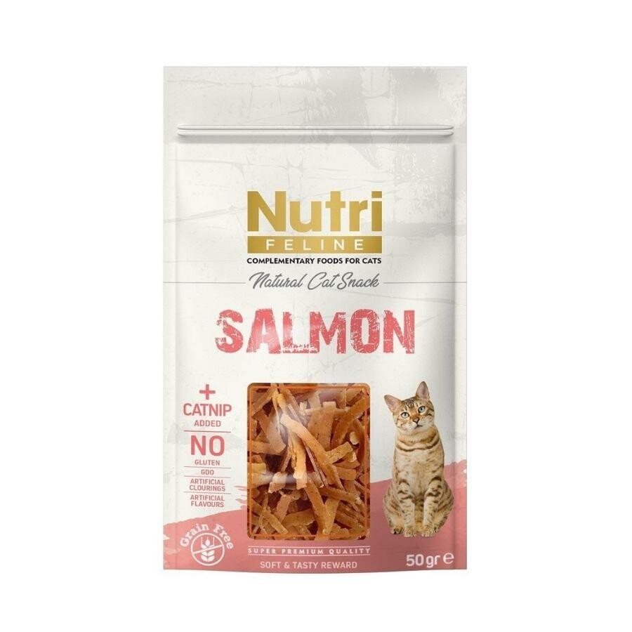 Nutri Feline Somon Ve Kedi Otlu Kedi Ödül Maması 50GR  | SRC: Barcode: 869931421029