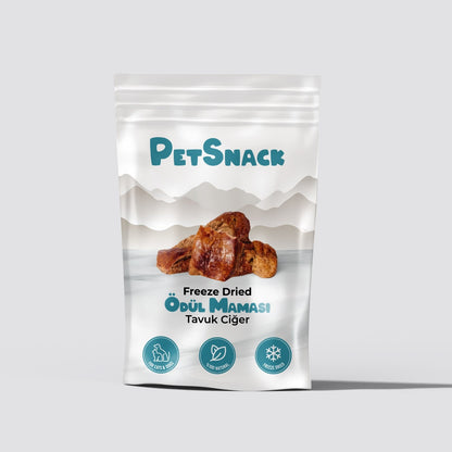 PetBurger | Ödül Maması Freeze Dried Tavuk Ciğer 1 Adet  | SRC: Barcode: 739394776474