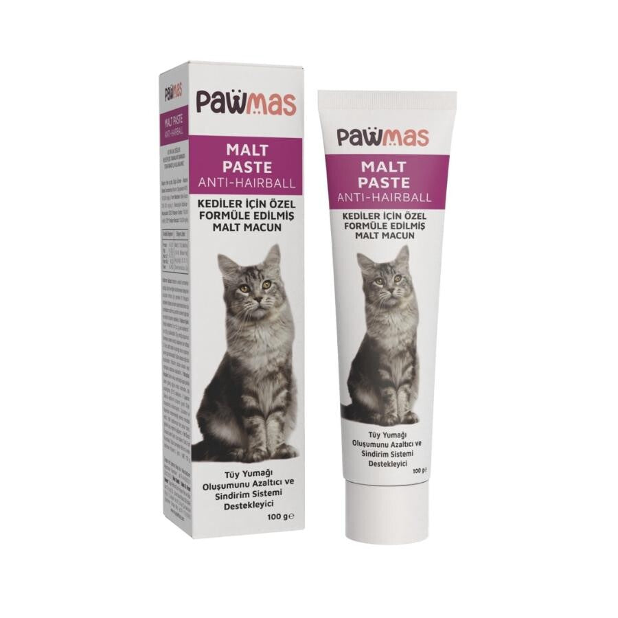 Pawmas Malt Paste (anti-hairball) Kedi Macunu 100 GR  | SRC: Barcode: 8690286596704