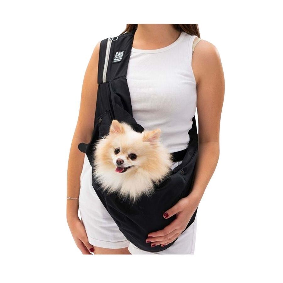 Pawstar Crossbody Kedi Ve Küçük Irk Köpek Taşıma Çantası 50X15X20 CM SIYAH  | SRC: Barcode: 8683642031100