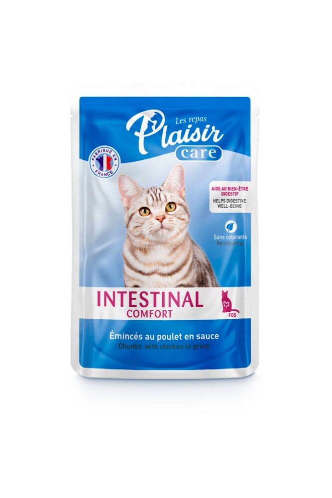 Plaisir Care Intestinal Comfort Pouch Tavuklu Yetişkin Kedi Konservesi 85 GR  | SRC: Barcode: 3428460083185