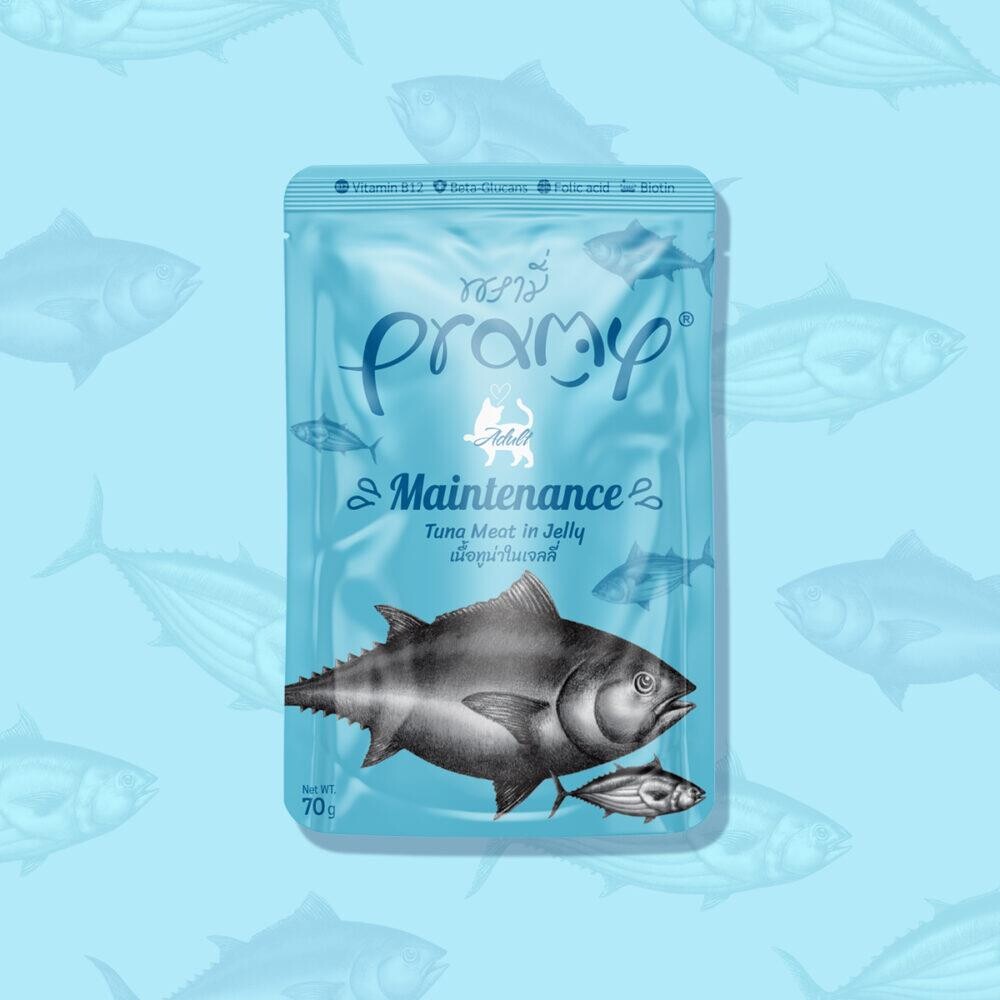 Pramy Strerilizied Probiyotik İçerikli Kısırlaştırılmış Ton Balıklı Yetişikin Kedi Konserve Maması 70 GR  | SRC: Barcode: 8859601044294