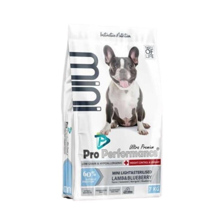 Pro Performance Light Mini Irk Kuzulu Ve Yaban Mersinli Diyet Kısırlaştırılmış Yetişkin Köpek Maması 7 KG  | SRC: Barcode: 8684272330854
