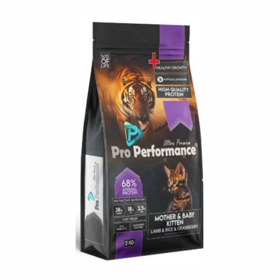 Pro Performance Ultra Premium Mother&baby Kuzu Etli Ve Pirinçli Anne Yavru Kedi Maması 2 KG  | SRC: Barcode: 8682328740206