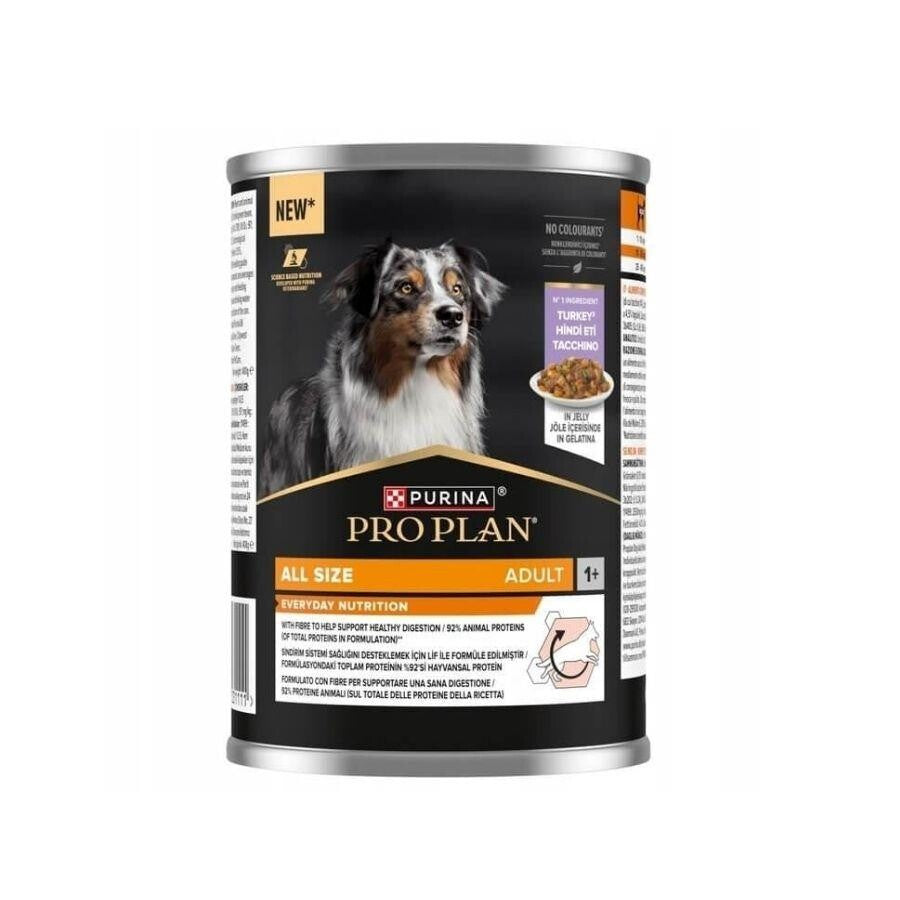 Pro Plan Jöle İçinde Hindi Etli Yetişkin Köpek Konservesi 400 GR TEKLI  | SRC: Barcode: 8445291031111