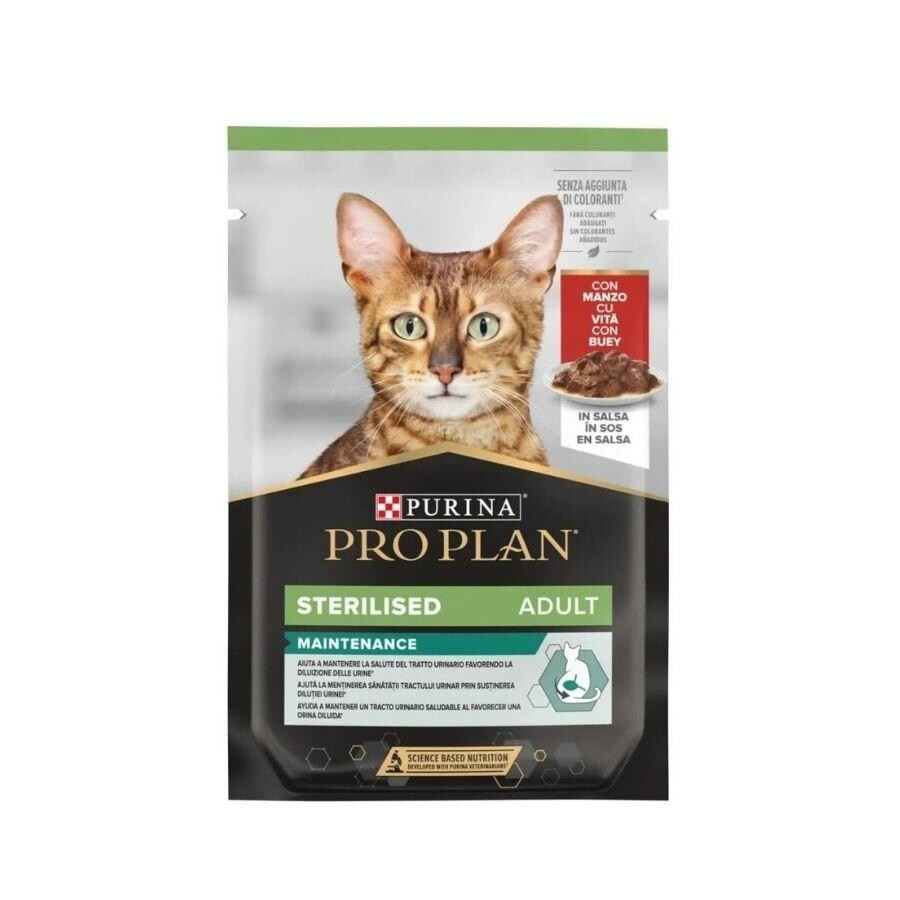 Pro Plan Pouch Sos İçinde Sığır Etli Kısırlaştırılmış Kedi Konservesi 85 GR  | SRC: Barcode: 8445290799586