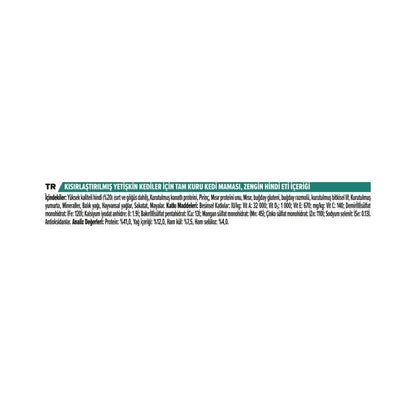 Pro Plan Sterilised Kısırlaştırılmış Kediler İçin Hindi Etli Kedi Maması 10 KG  | SRC: Barcode: 7613033566547