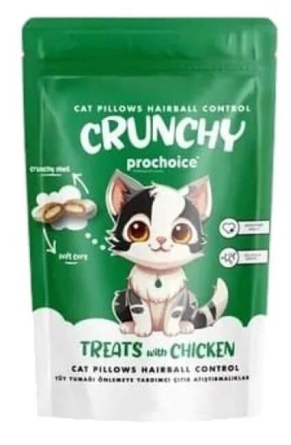 Prochoice Crunchy Tüy Yumağı Kontrolü Için Tavuklu Kedi Ödül Maması 60 GR  | SRC: Barcode: 8681465609438