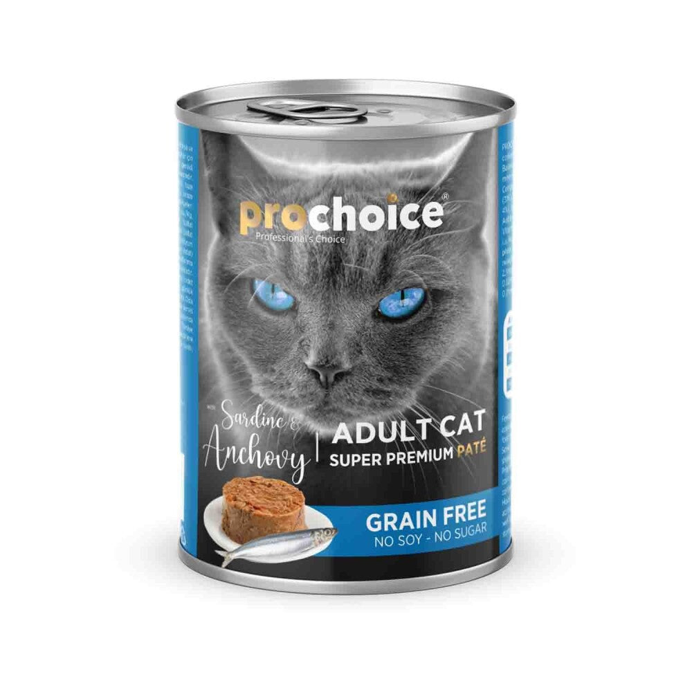 Prochoice Sardalyalı Ve Hamsili Yetişkin Kedi Konservesi 400 GR TEKLI  | SRC: Barcode: 8681465602965