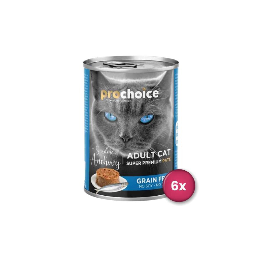 Prochoice Sardalyalı Ve Hamsili Yetişkin Kedi Konservesi 400 GR 6 ADET  | SRC: Barcode: 8681465602965-6