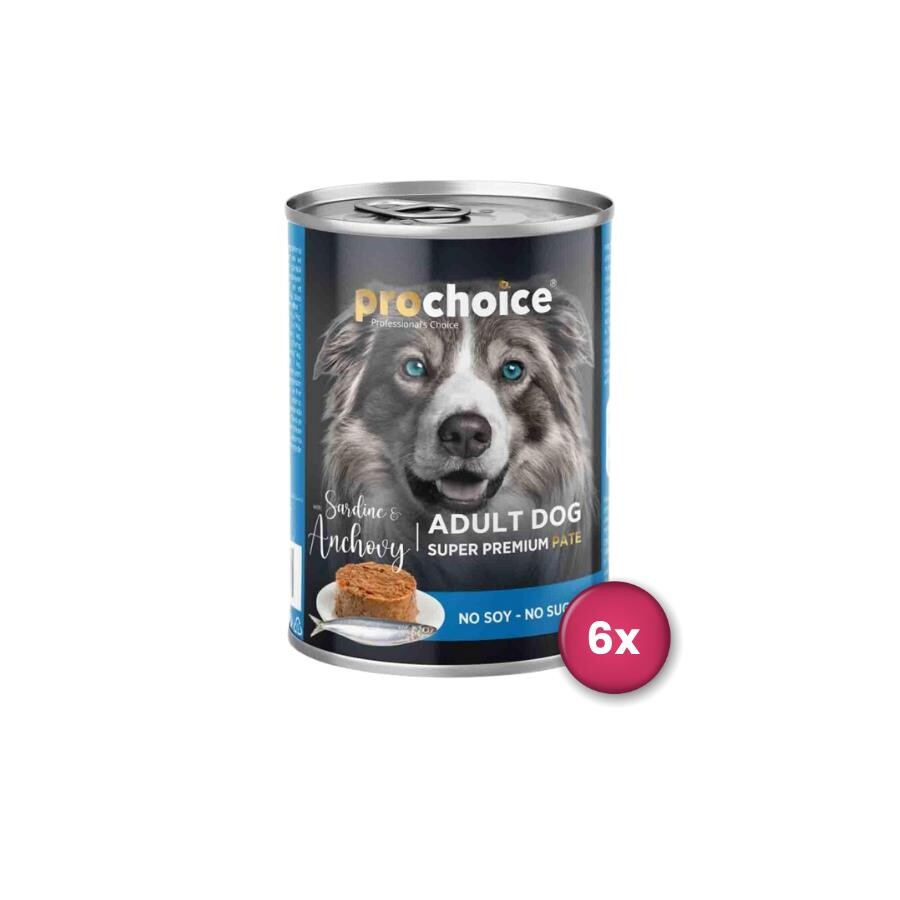 Prochoice Sardalyalı Ve Hamsili Yetişkin Köpek Konservesi 400 GR 6 ADET  | SRC: Barcode: 8681465603047-6